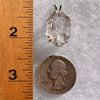Herkimer Diamond Pendant Sterling Silver #3702A-Moldavite Life