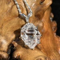 Herkimer Diamond Pendant Sterling Silver