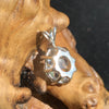 Herkimer Diamond Pendant Sterling Silver-Moldavite Life