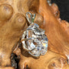 Herkimer Diamond Pendant Sterling Silver-Moldavite Life