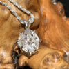 Herkimer Diamond Pendant Sterling Silver-Moldavite Life