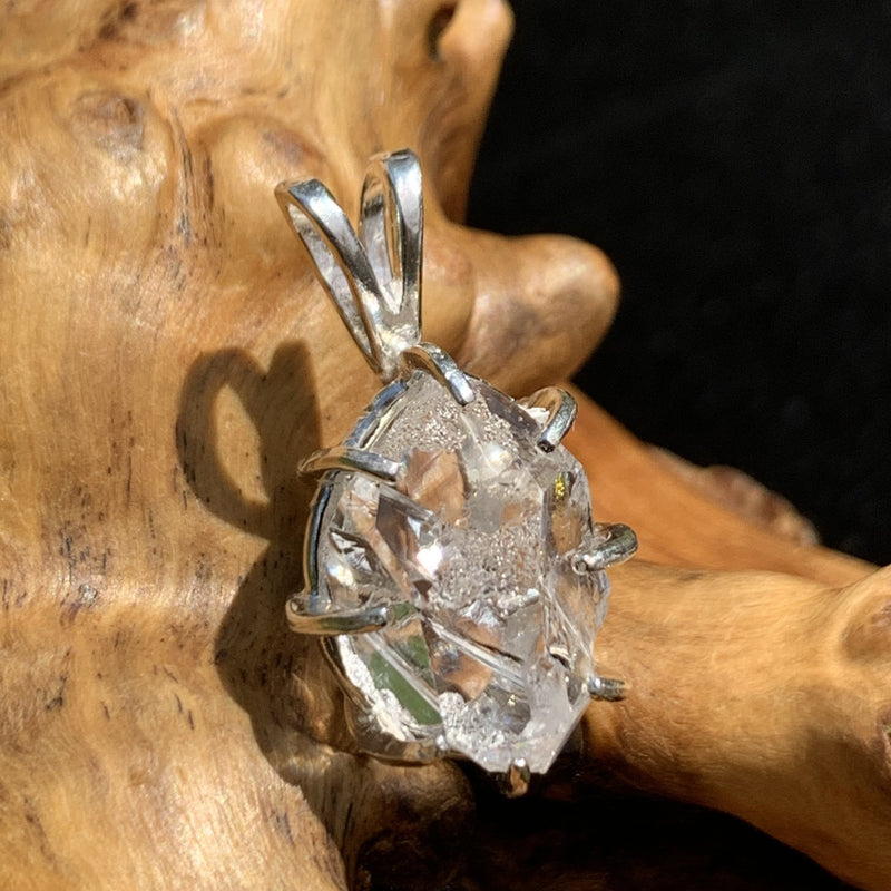 Herkimer Diamond Pendant Sterling Silver