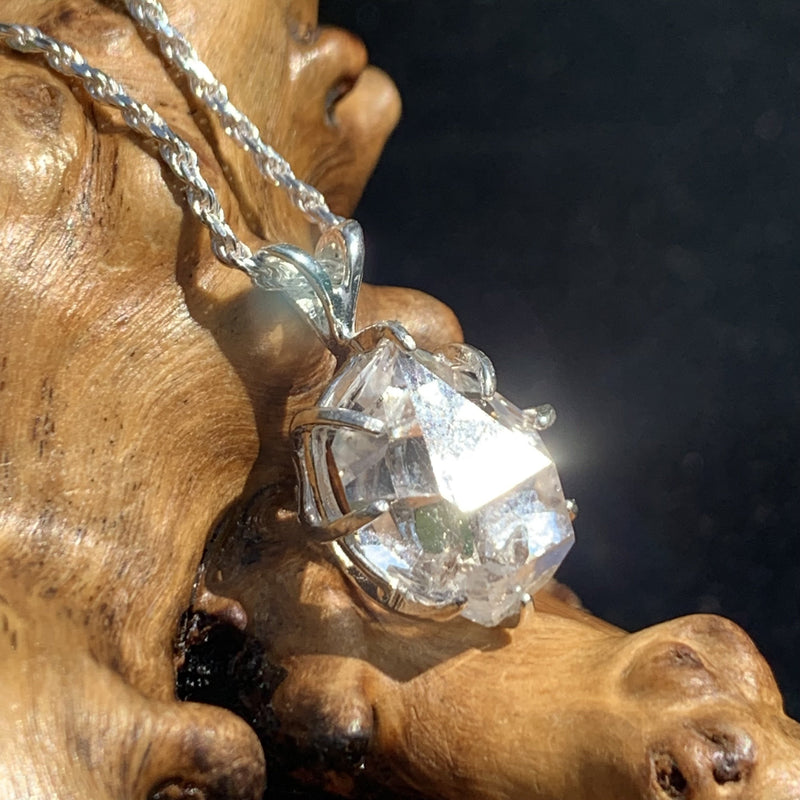 Herkimer Diamond Pendant Sterling Silver