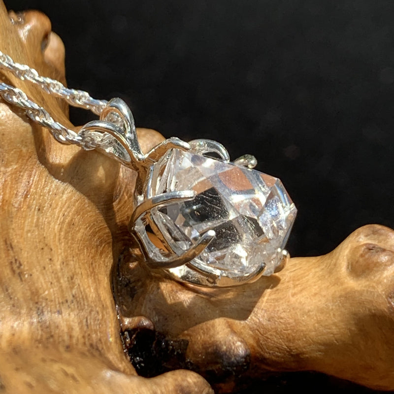 Herkimer Diamond Pendant Sterling Silver