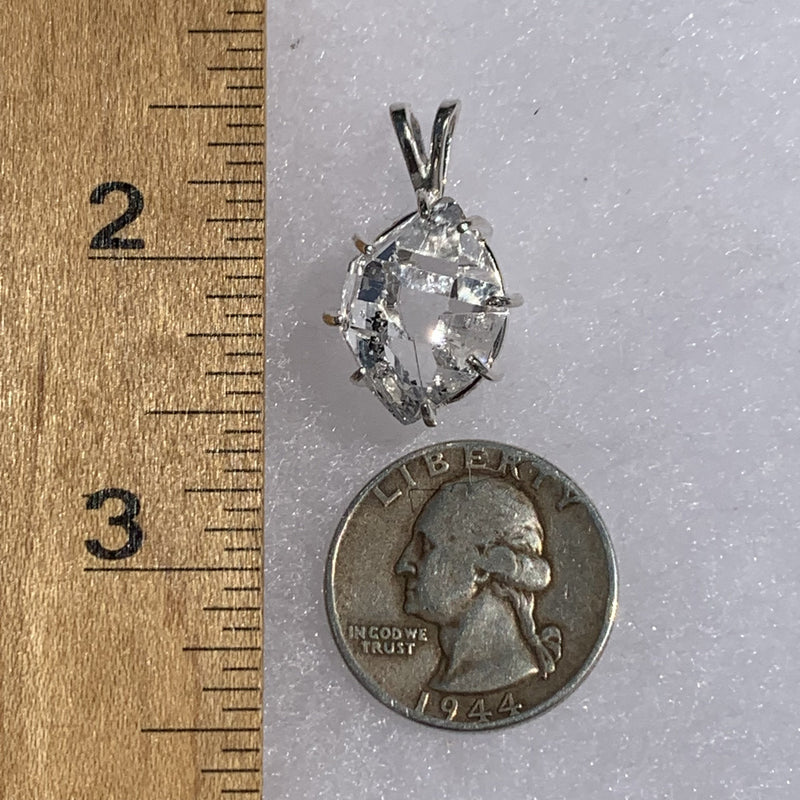 Herkimer Diamond Pendant Sterling Silver