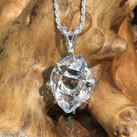 Herkimer Diamond Pendant Sterling Silver