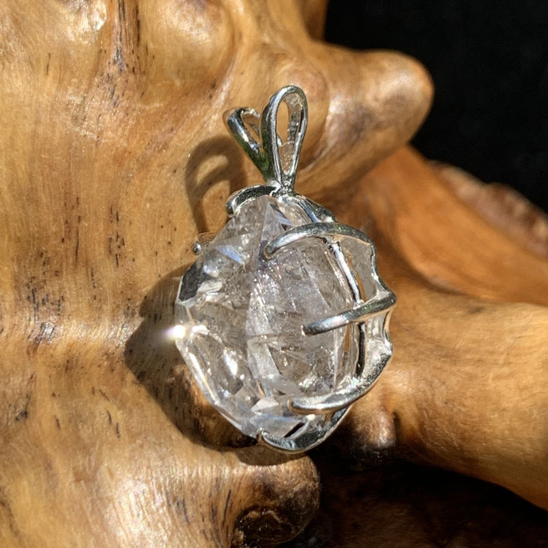 Herkimer Diamond Pendant Sterling Silver