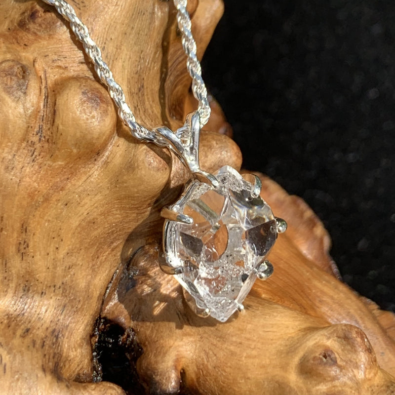 Herkimer Diamond Pendant Sterling Silver