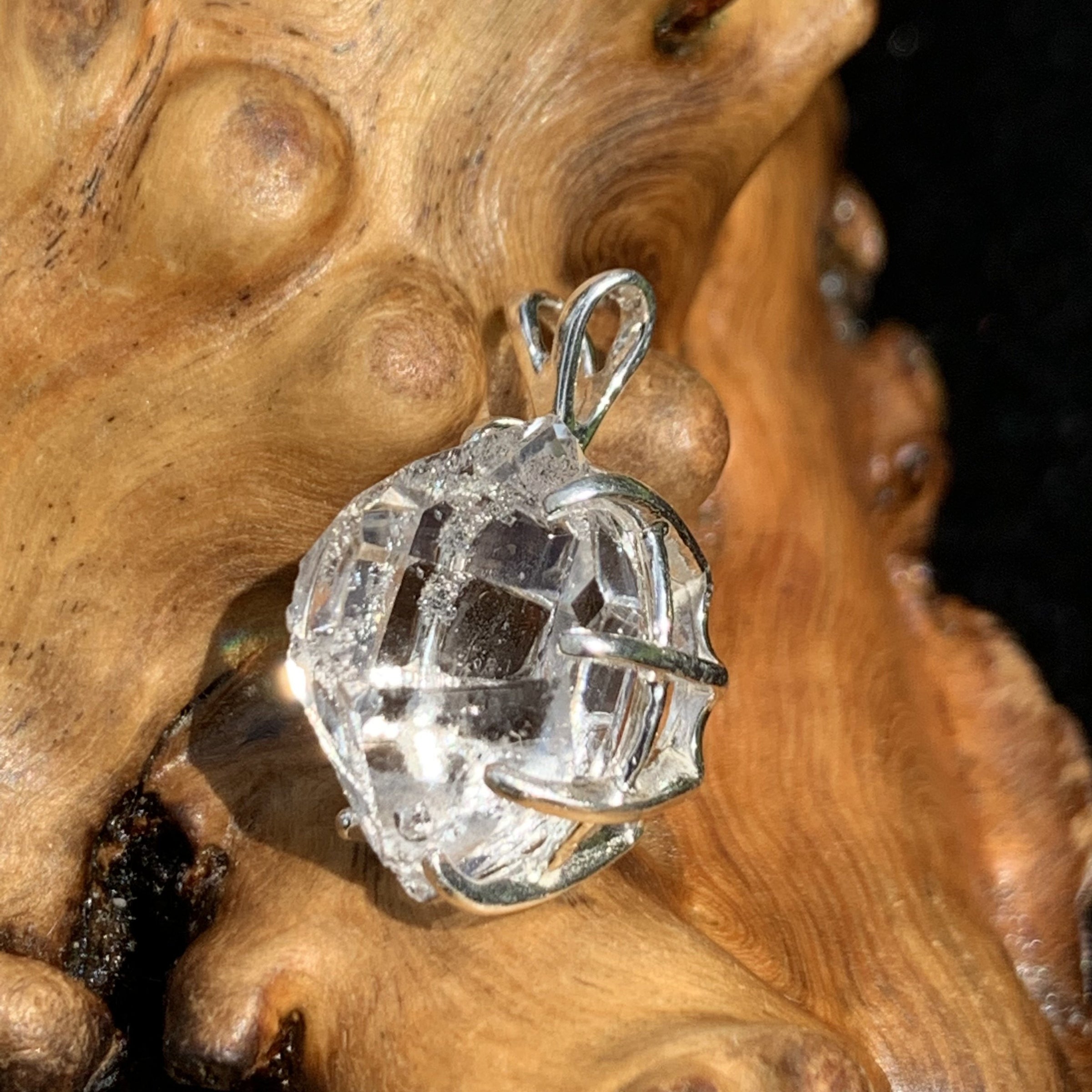 Herkimer Diamond Pendant Sterling Silver