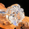 Herkimer Diamond Ring Sterling Silver Size 6 #3993-Moldavite Life