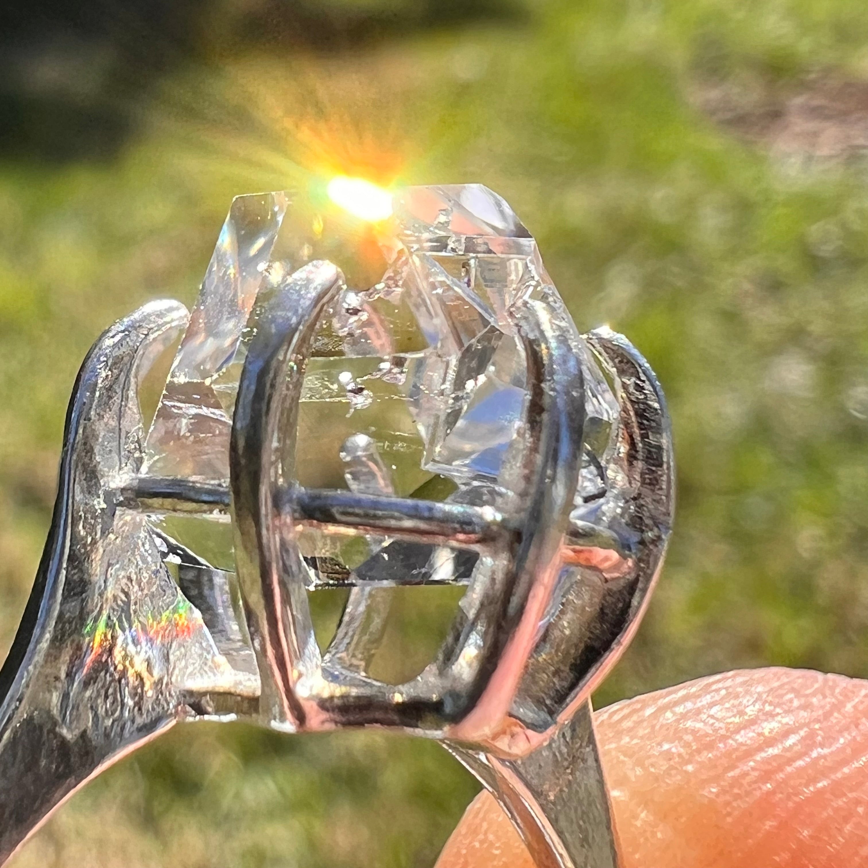 Herkimer diamond clearance ring sterling silver