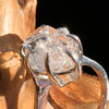 Herkimer Diamond Ring Sterling Silver Size 7.5 #3996-Moldavite Life