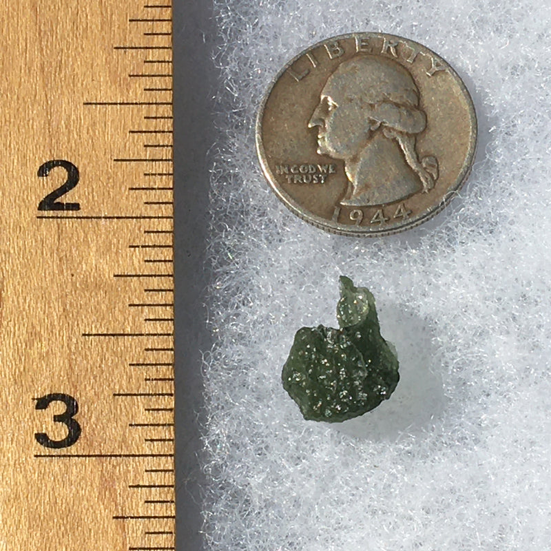 Genuine Moldavite 1.1 grams-Moldavite Life