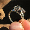 Sterling Silver Mens Meteorite Ring Campo Del Cielo-Moldavite Life
