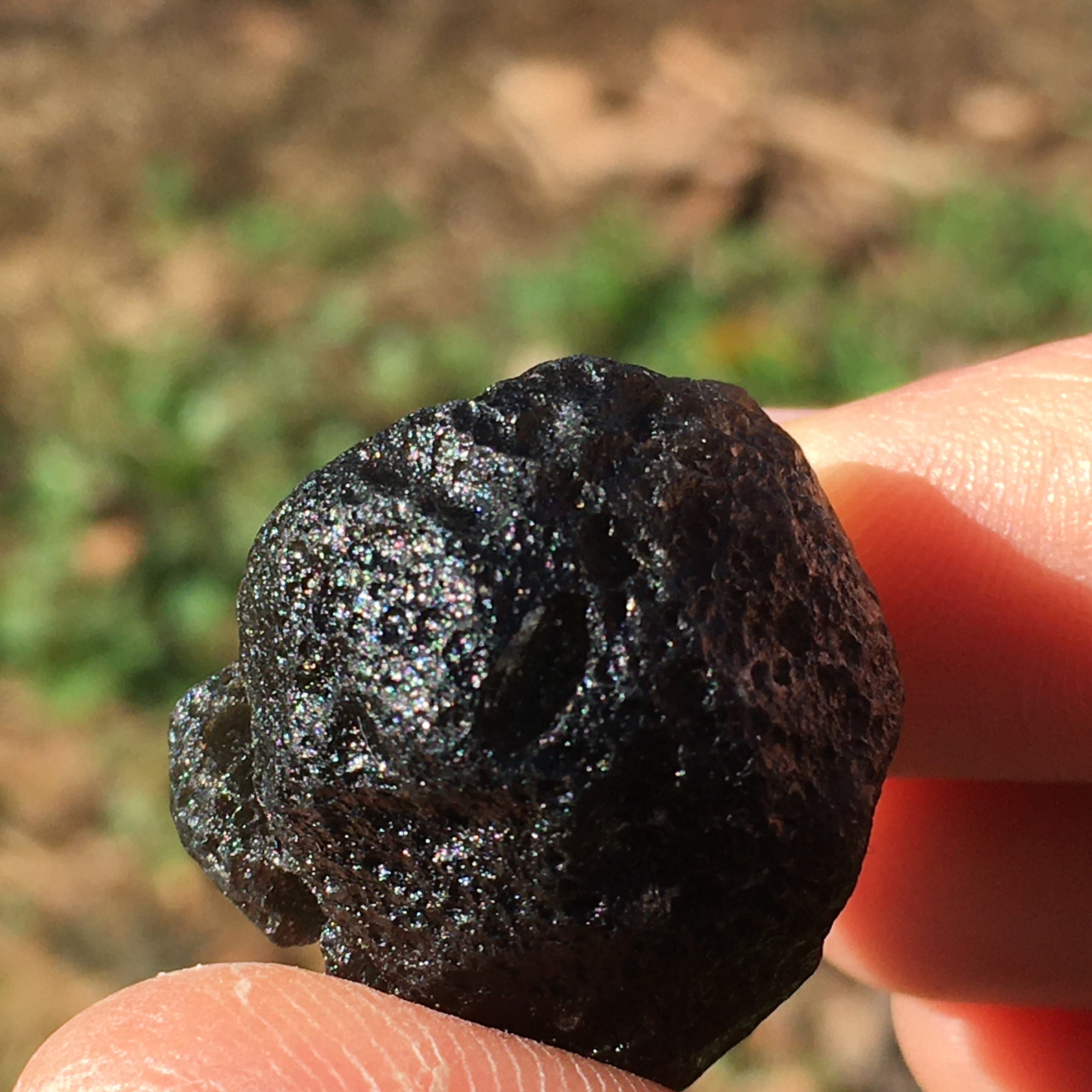 Pearl of Fire Agni Manitite Tektite 17.4 grams-Moldavite Life
