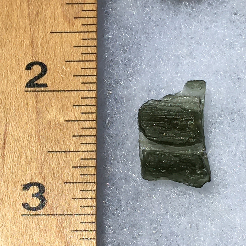 Angel Chime Moldavite Genuine Certified 1.8 Grams-Moldavite Life