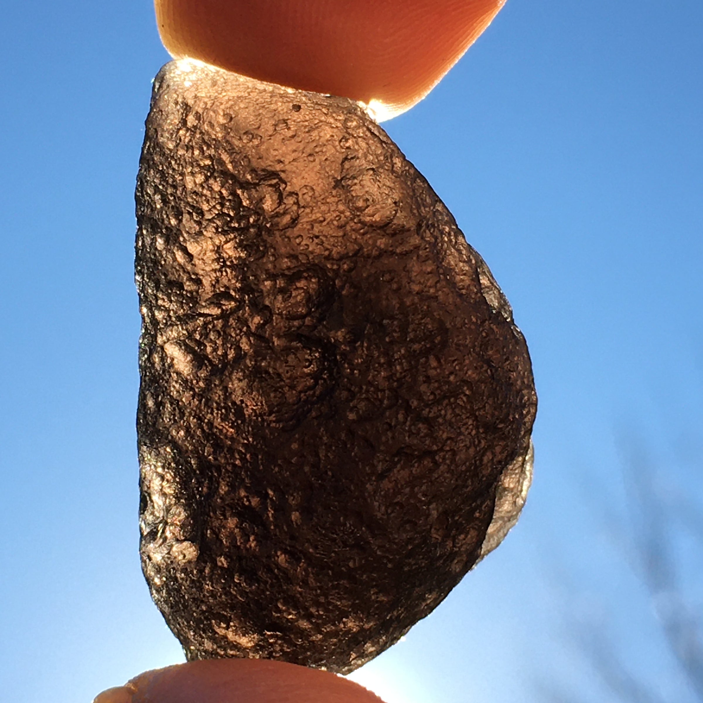 Pearl of Fire Agni Manitite Tektite 18.2 grams-Moldavite Life