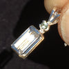 Moldavite Danburite Pendant Necklace Sterling Silver-Moldavite Life