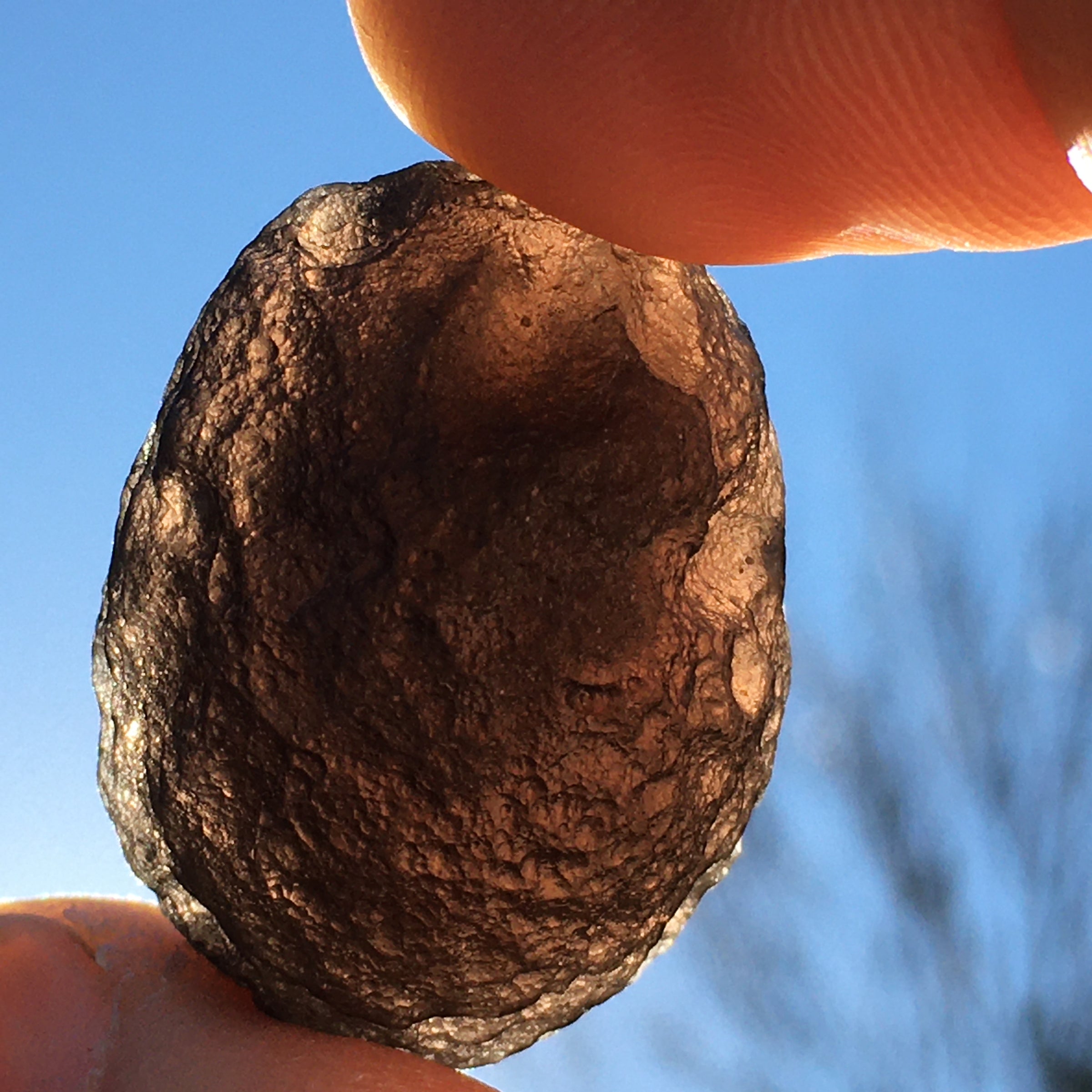 Pearl of Fire Agni Manitite Tektite 17.3 grams-Moldavite Life
