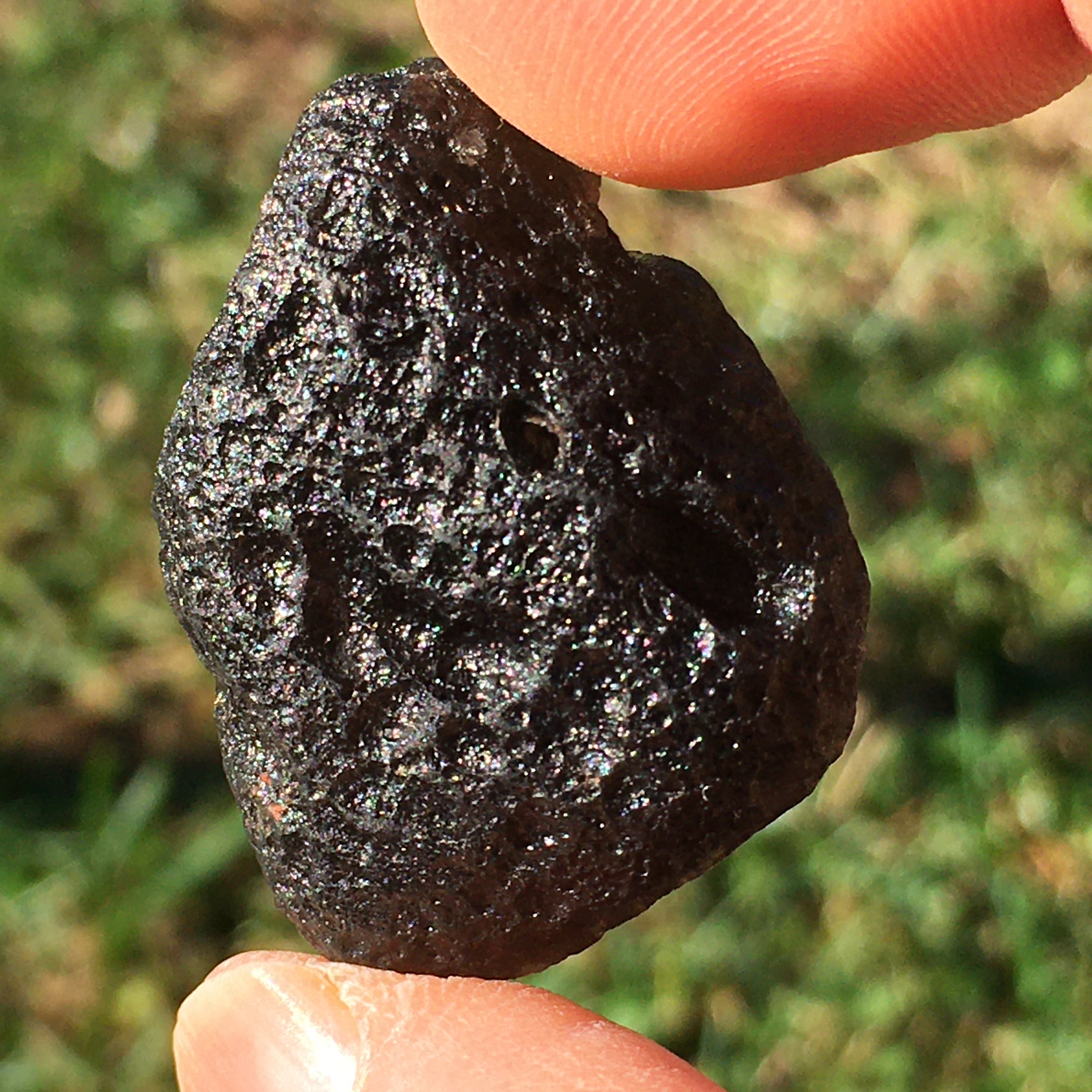 Pearl of Fire Agni Manitite Tektite 17.0 grams-Moldavite Life