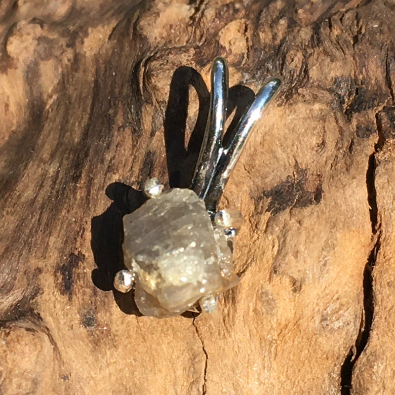 Rare Alexandrite Crystal Pendant Silver Sterling-Moldavite Life