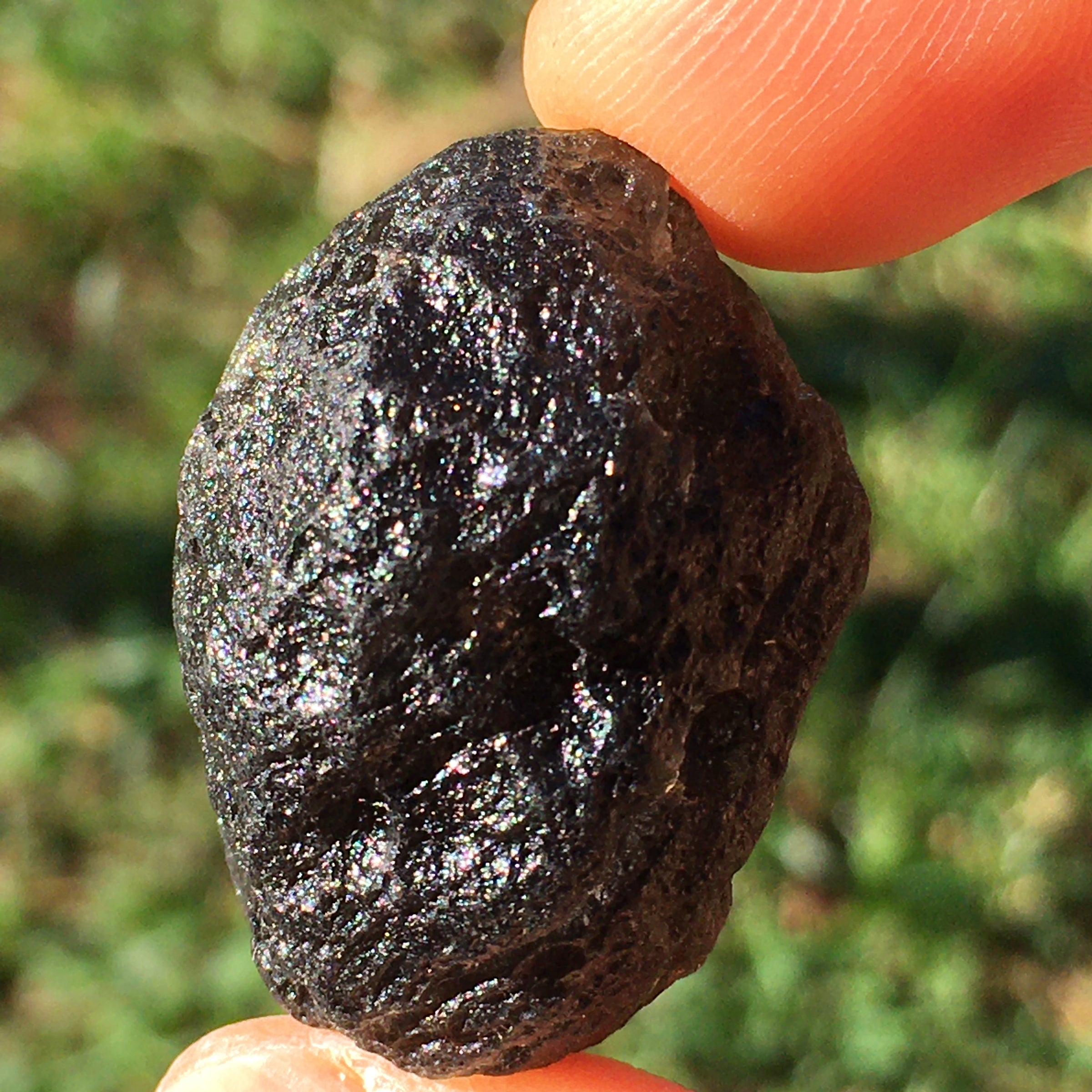 Pearl of Fire Agni Manitite Tektite 19.9 grams-Moldavite Life