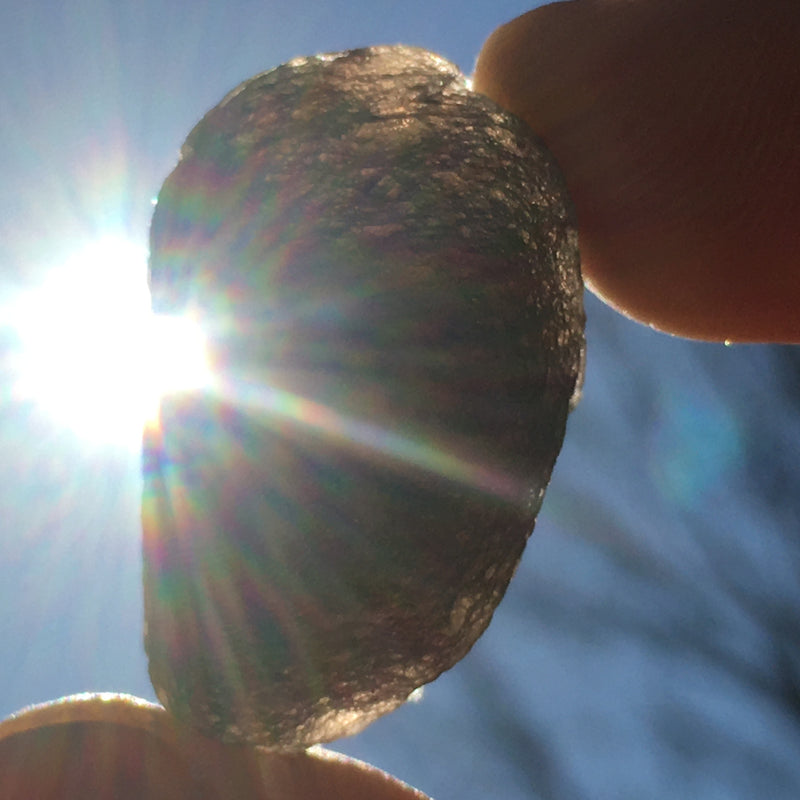 Pearl of Fire Agni Manitite Tektite 13.7 grams-Moldavite Life