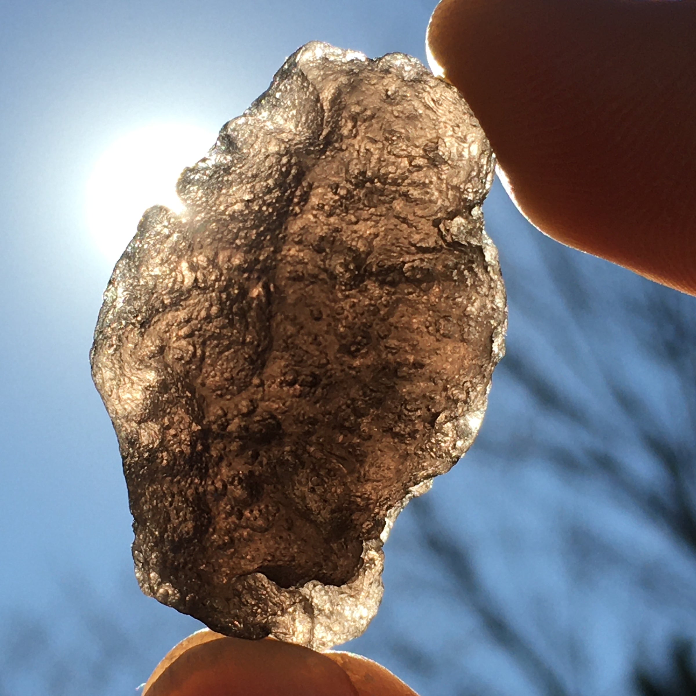 Pearl of Fire Agni Manitite Tektite 12.3 grams-Moldavite Life