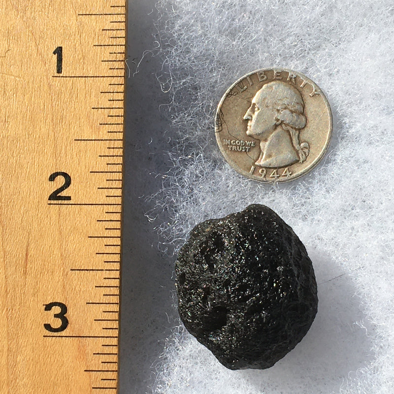 Pearl of Fire Agni Manitite Tektite 21.8 grams-Moldavite Life