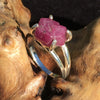 Ruby Record Keeper Ring Sterling Silver Natural Crystal-Moldavite Life