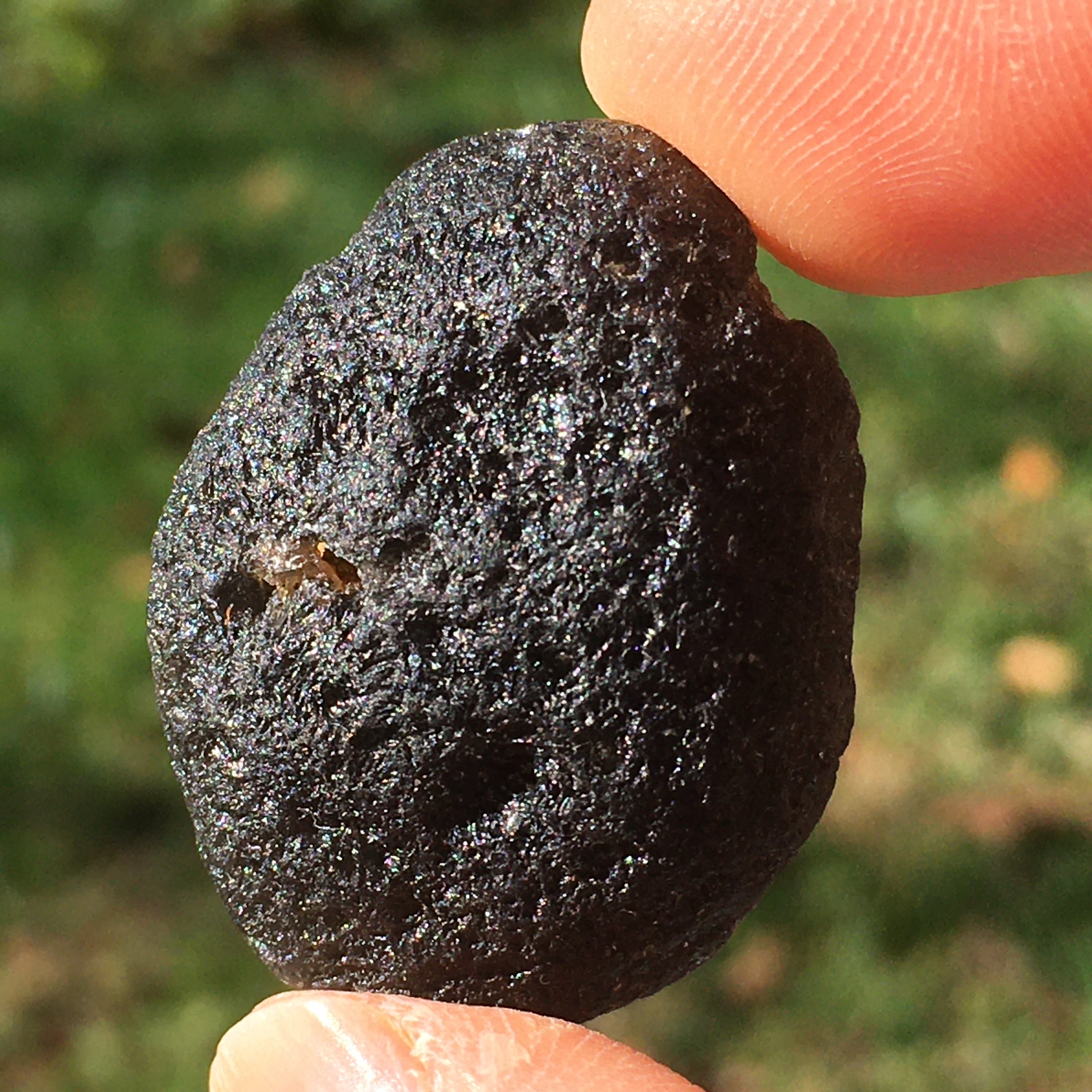 Pearl of Fire Agni Manitite Tektite 16.0 grams-Moldavite Life