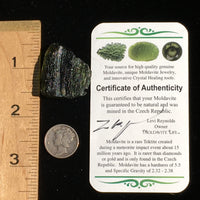 Genuine Moldavite Certified 7.2 Grams-Moldavite Life