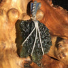 Moldavite Silver Wire Wrapped Pendant-Moldavite Life