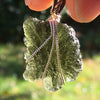 Moldavite Silver Wire Wrapped Pendant-Moldavite Life