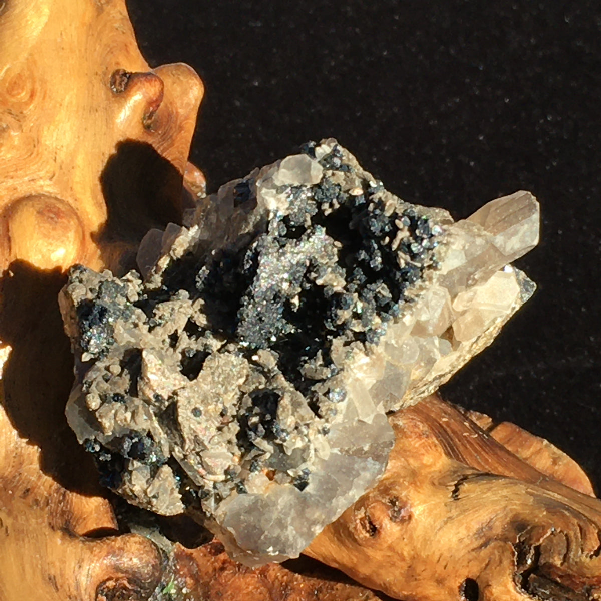 RARE Brookite Crystals in Quartz Matrix-Moldavite Life