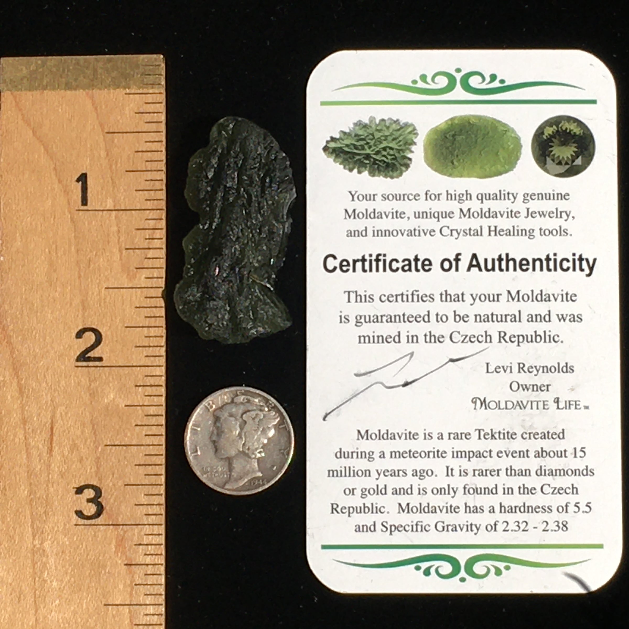 Genuine Moldavite 5.7 Grams-Moldavite Life