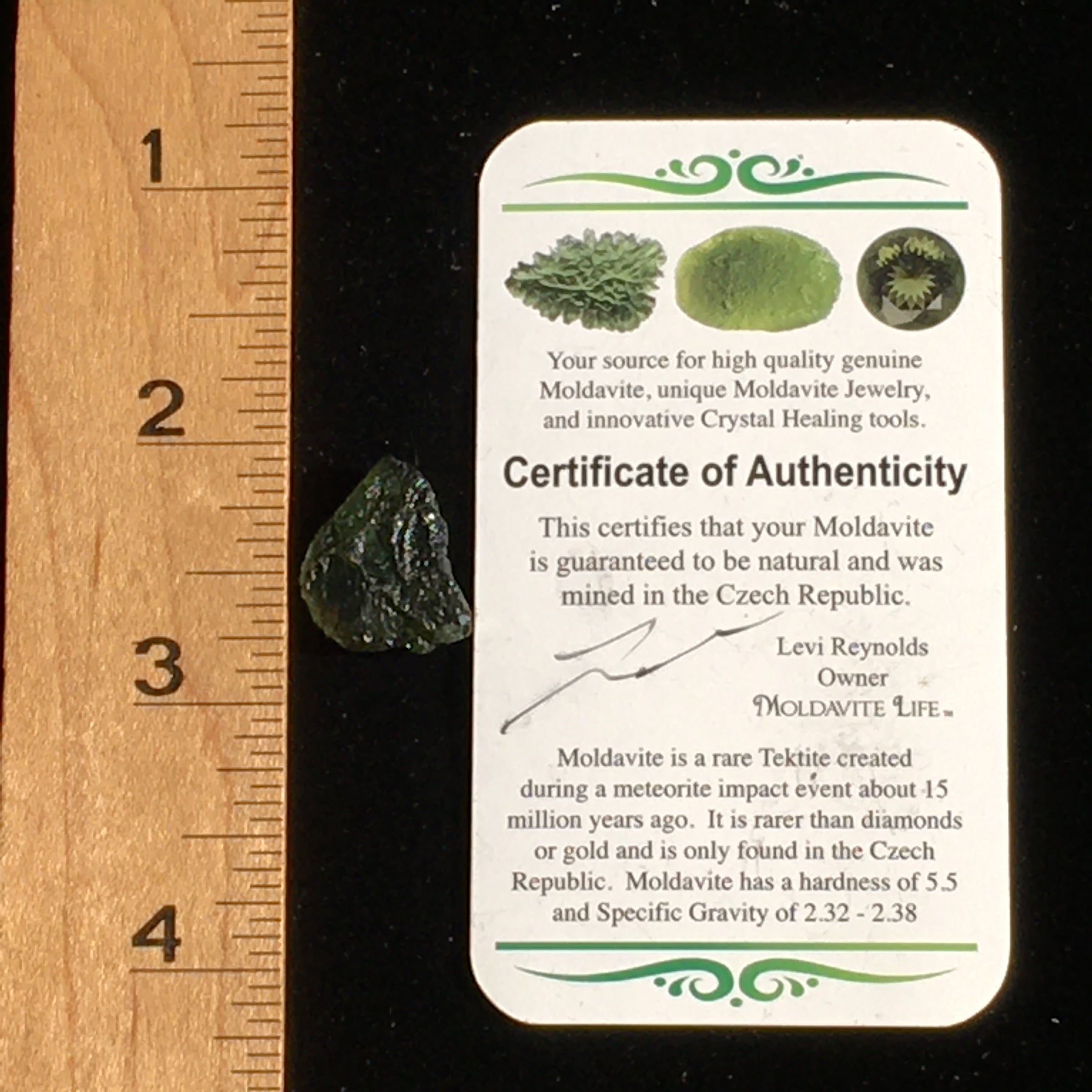 Genuine Moldavite 2.2 Grams-Moldavite Life