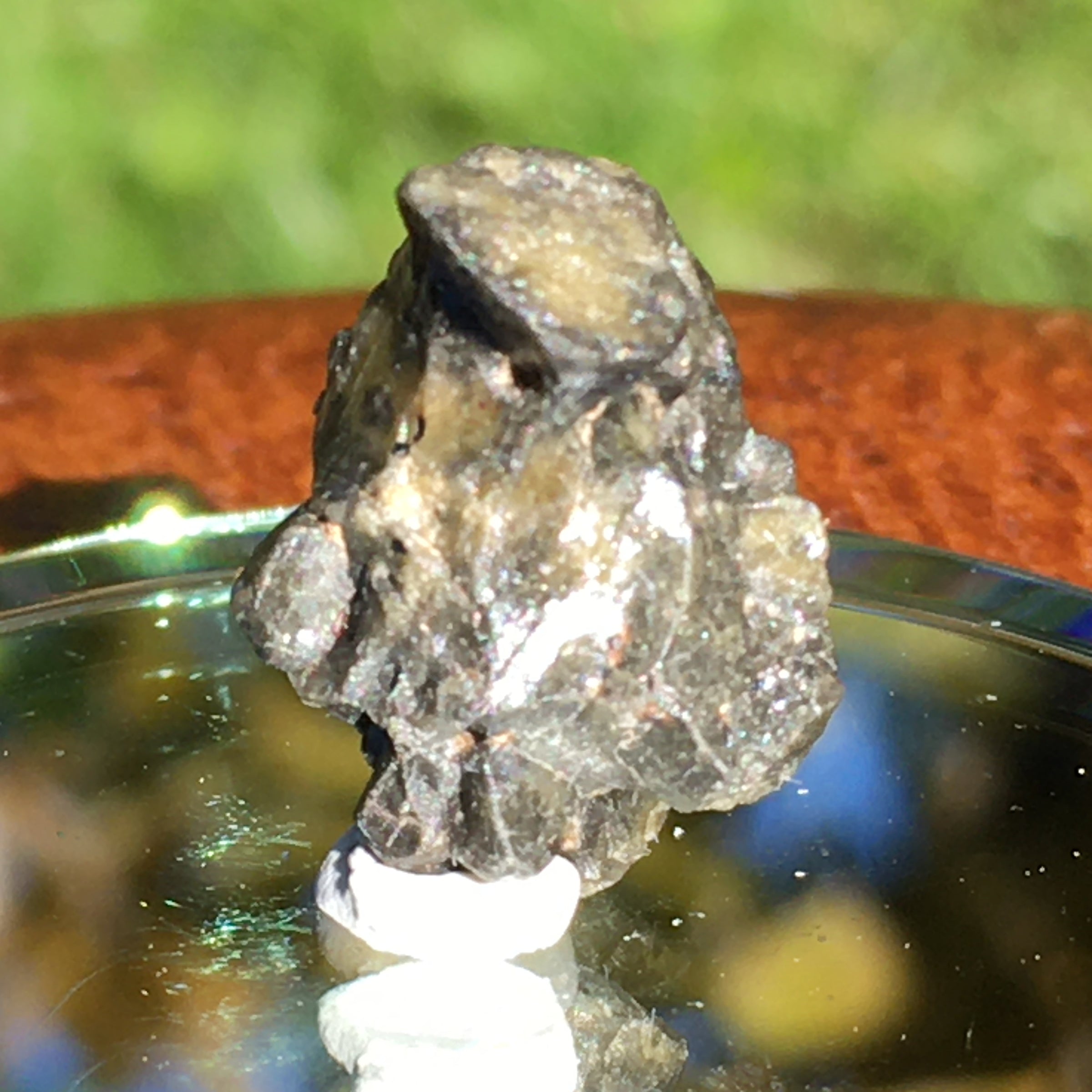 Rare Tatahouine Meteorite HED Achondrite Diogenite-Moldavite Life