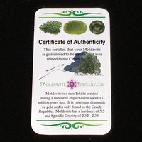 Besednice Moldavite Genuine Certified 1.0 grams BM64-Moldavite Life