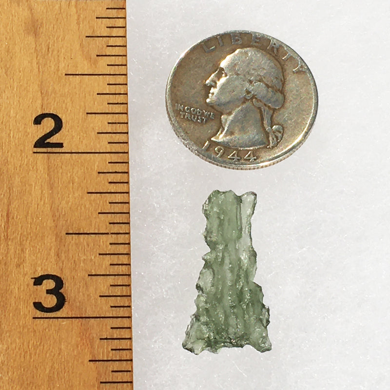 Besednice Moldavite Genuine Certified 1.1 grams BM73-Moldavite Life