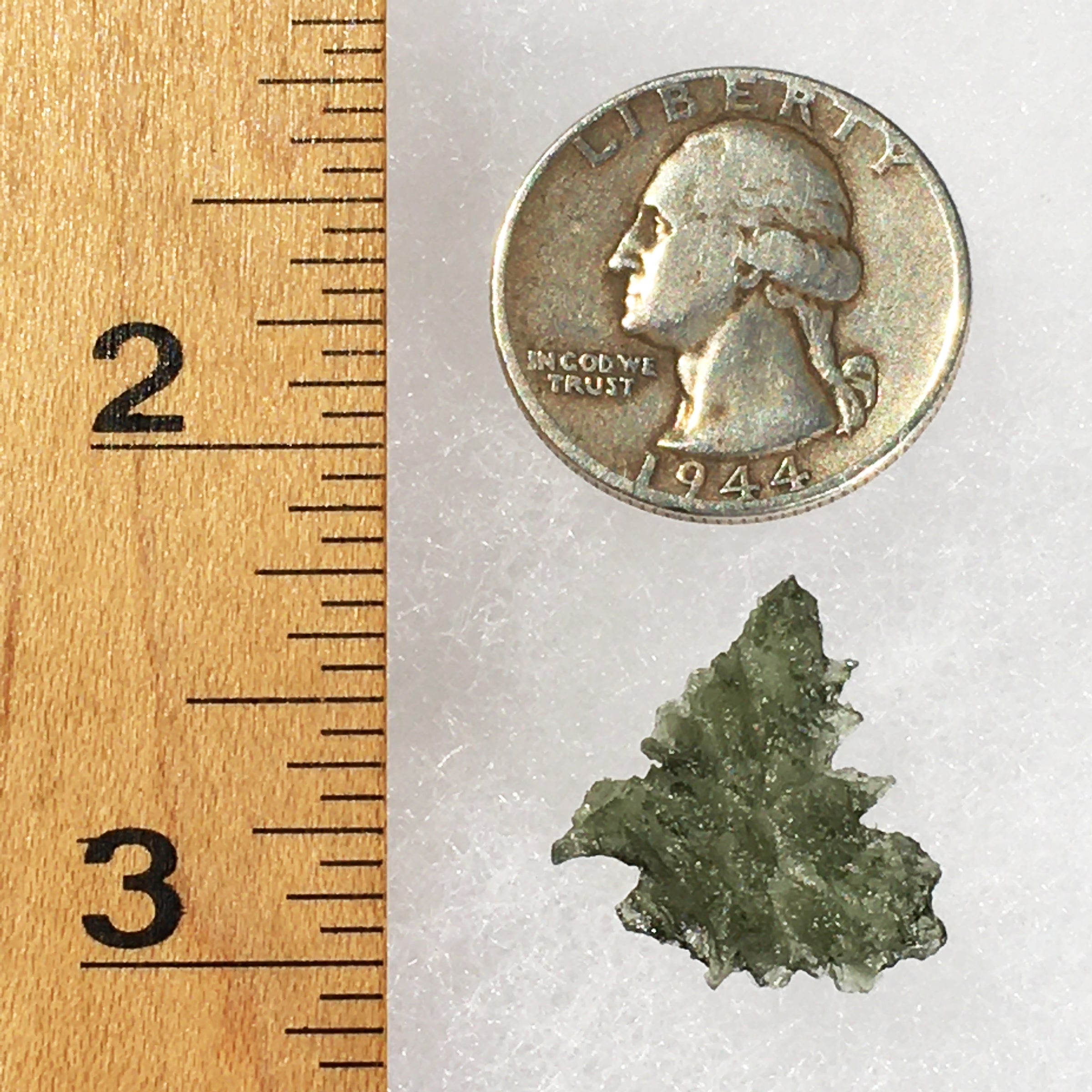 Besednice Moldavite Genuine Certified 1.1 grams BM80-Moldavite Life