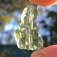 Besednice Moldavite Genuine Certified 1.1 grams BM101-Moldavite Life