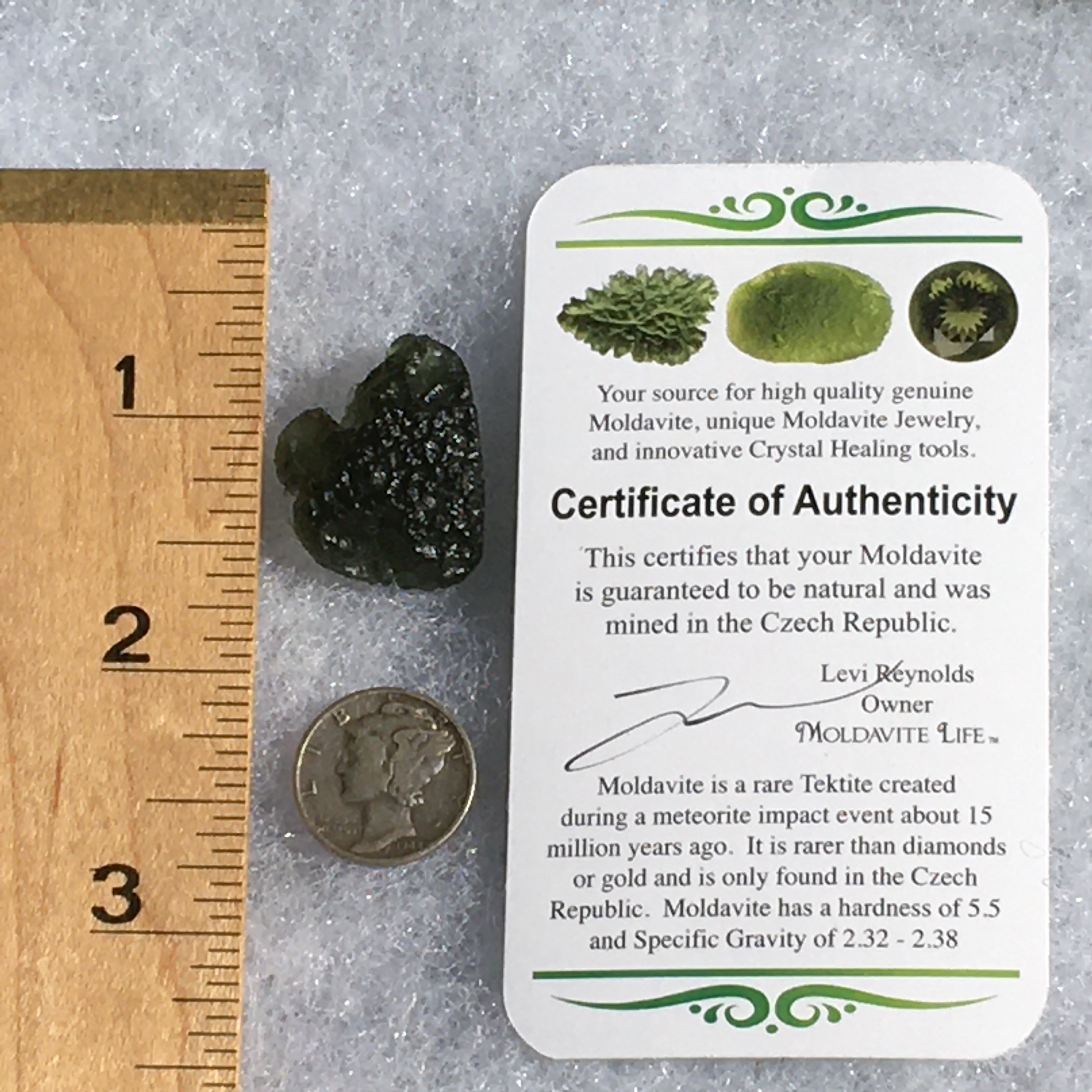 Genuine Moldavite 1 inch x store .5inch