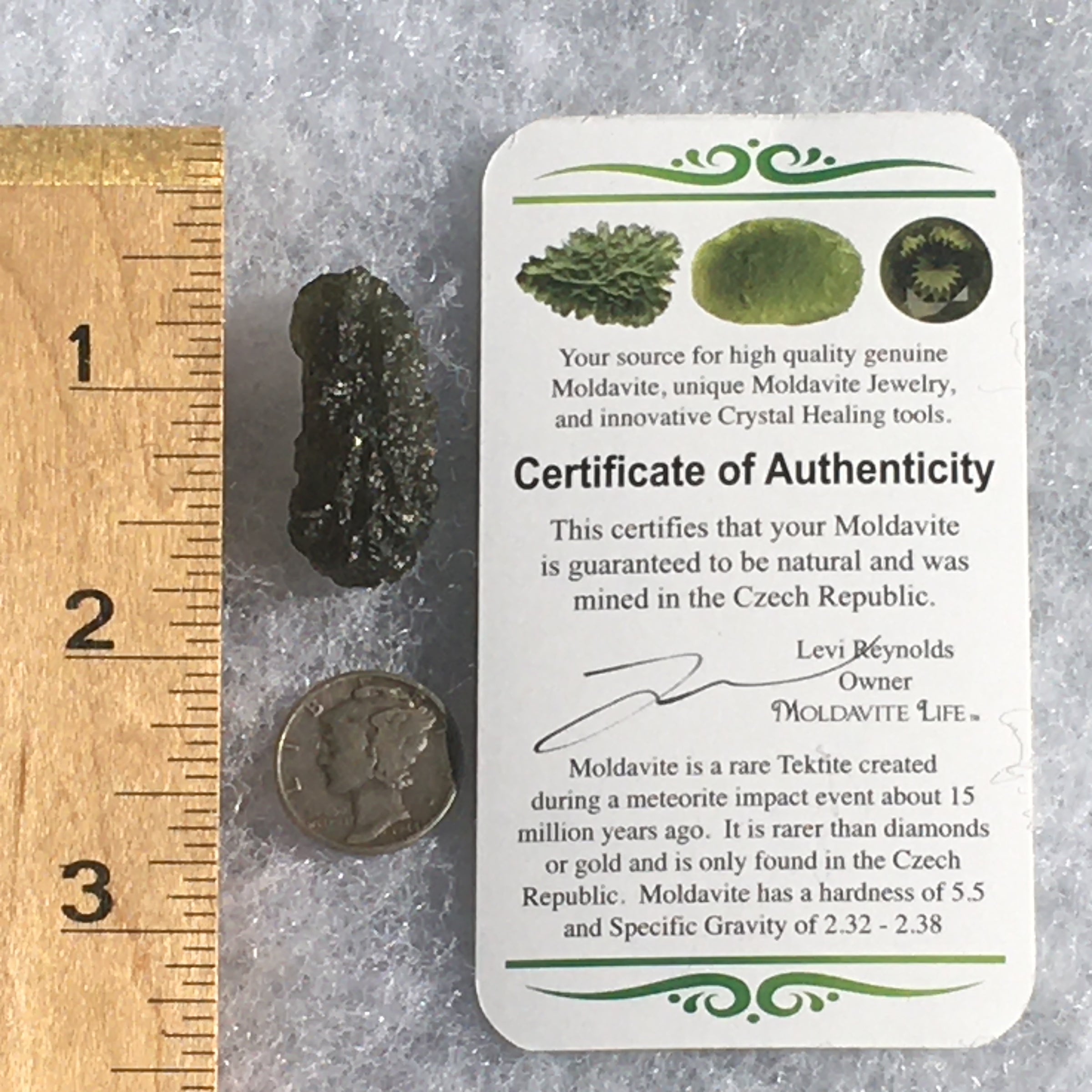 Genuine Moldavite 4.4 Grams-Moldavite Life