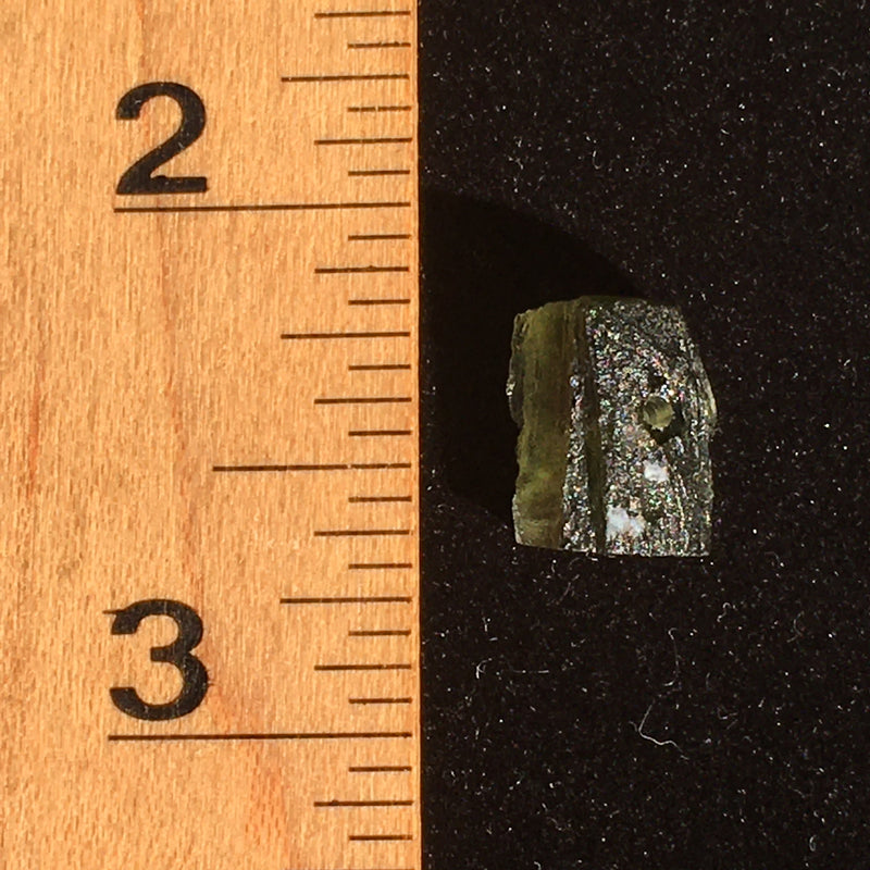 Moldavite Bead for Jewelry Making 0.9 Grams-Moldavite Life