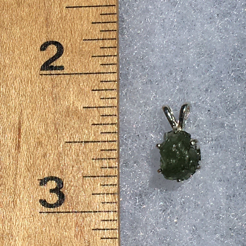 Silver Moldavite Pendant Natural Genuine-Moldavite Life