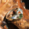 Moldavite Ring Size 7 Sterling Silver