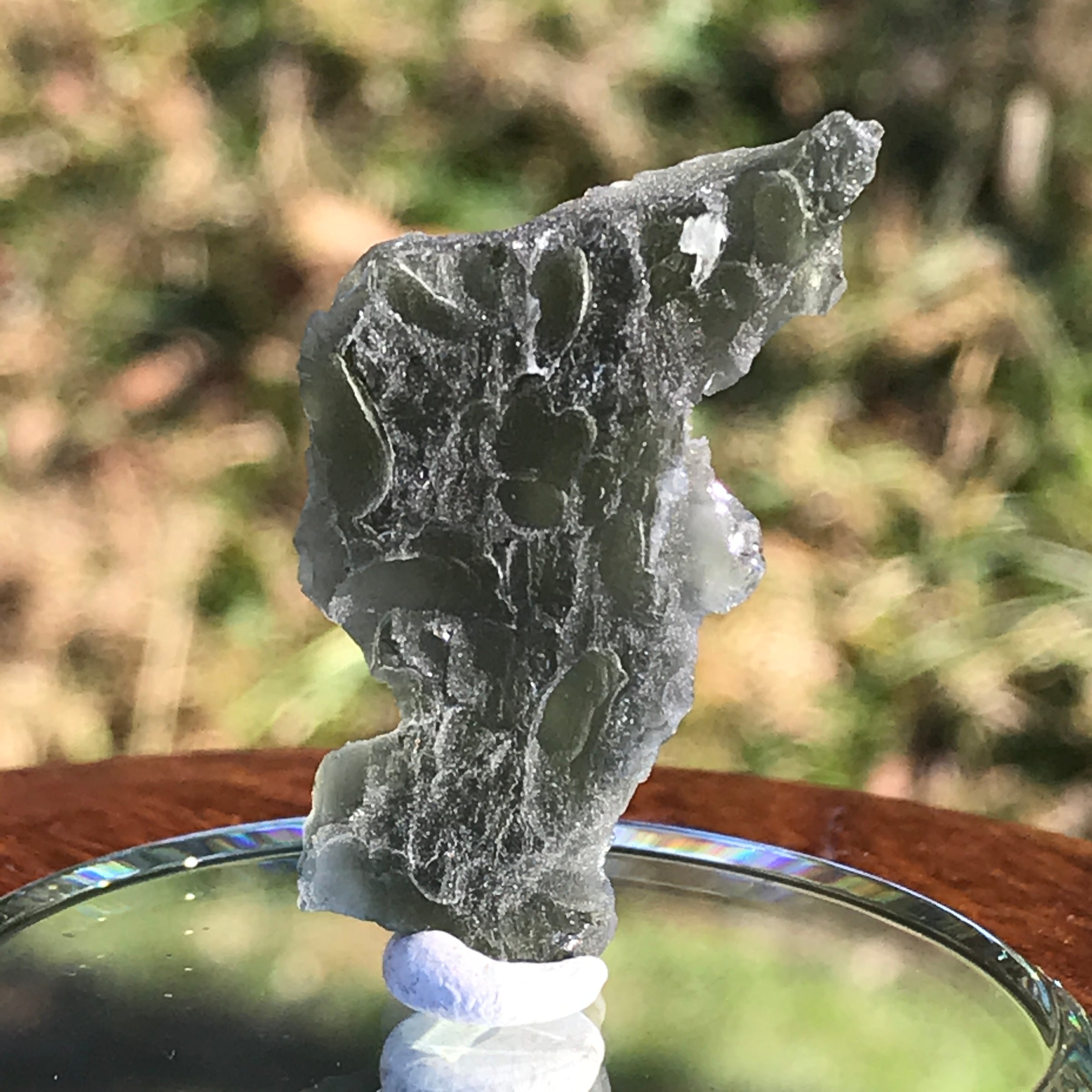 RARE Snowflake Moldavite Genuine 4.6 Grams Moravian-Moldavite Life