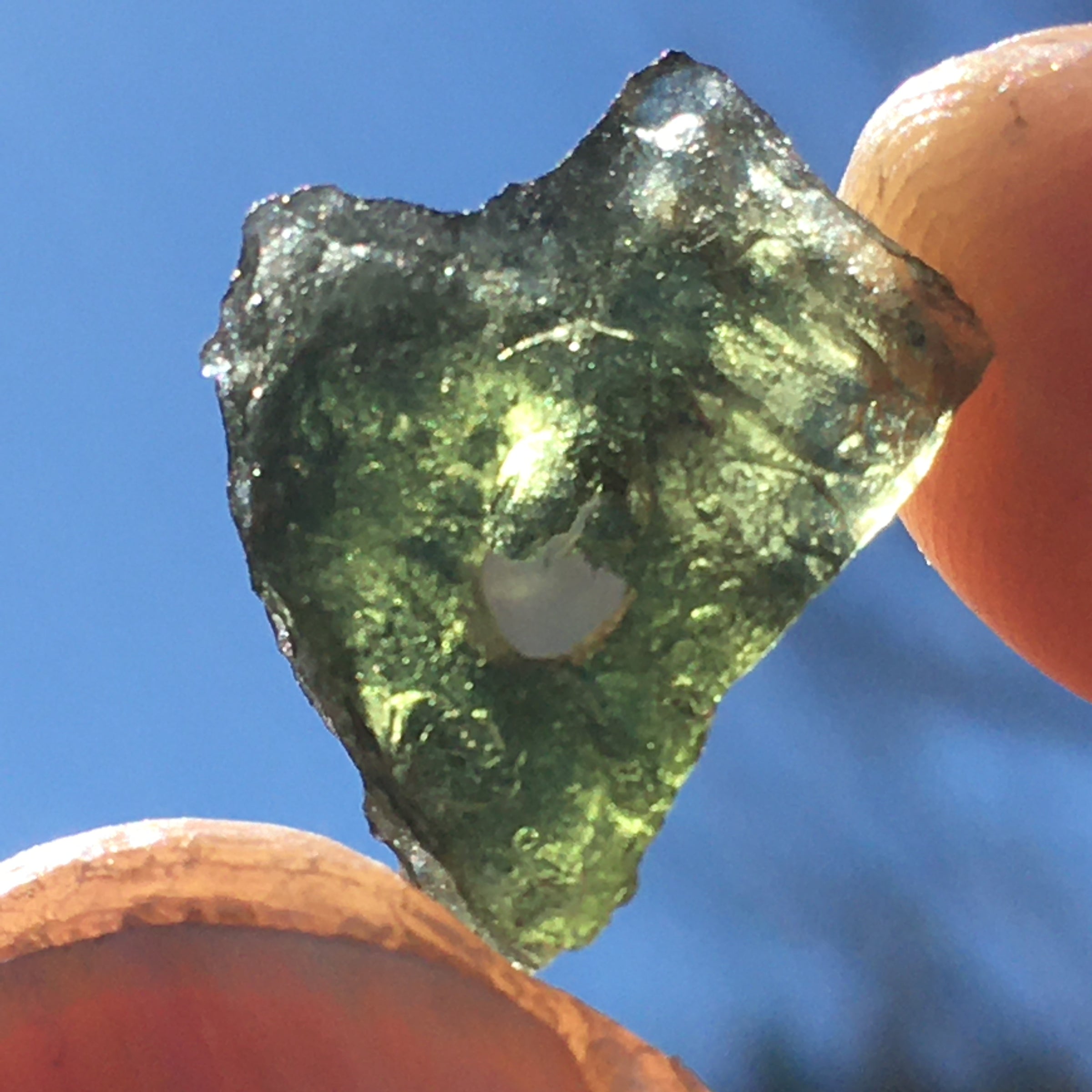 Moldavite Genuine Certified Czech Republic 1.1 grams