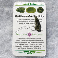 Moldavite 0.8 grams M758